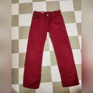 Gucci Kids Red Cotton Pants — Made in Italy — Size 6